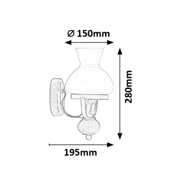 Nástěnná lampa RABALUX PETRONEL 7077 do obývacího pokoje, jídelny a ložnice, 2 ks