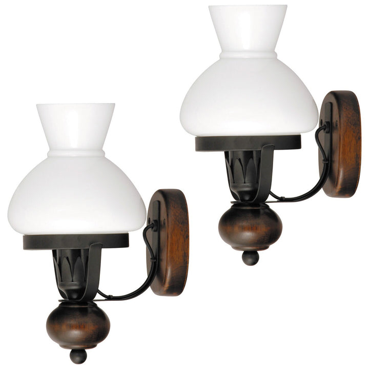 Nástěnná lampa RABALUX PETRONEL 7077 do obývacího pokoje, jídelny a ložnice, 2 ks