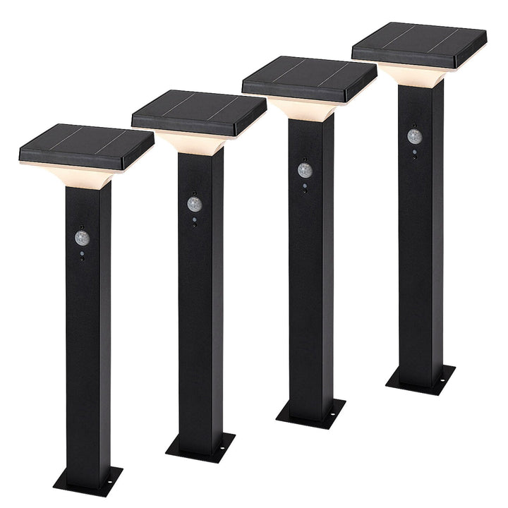 Lampa Rabalux, venkovní, solární, stojací, LED 4 W, IP44, černá, Geleen, 4 kusy