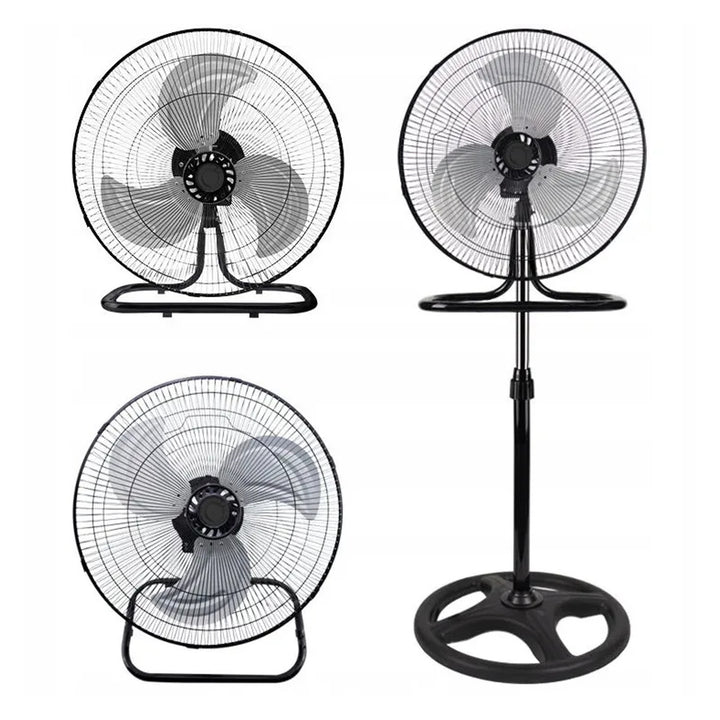 Stojanový ventilátor LTC, 18", černý, nastavitelná výška, výkon 50 W, LXWT04C