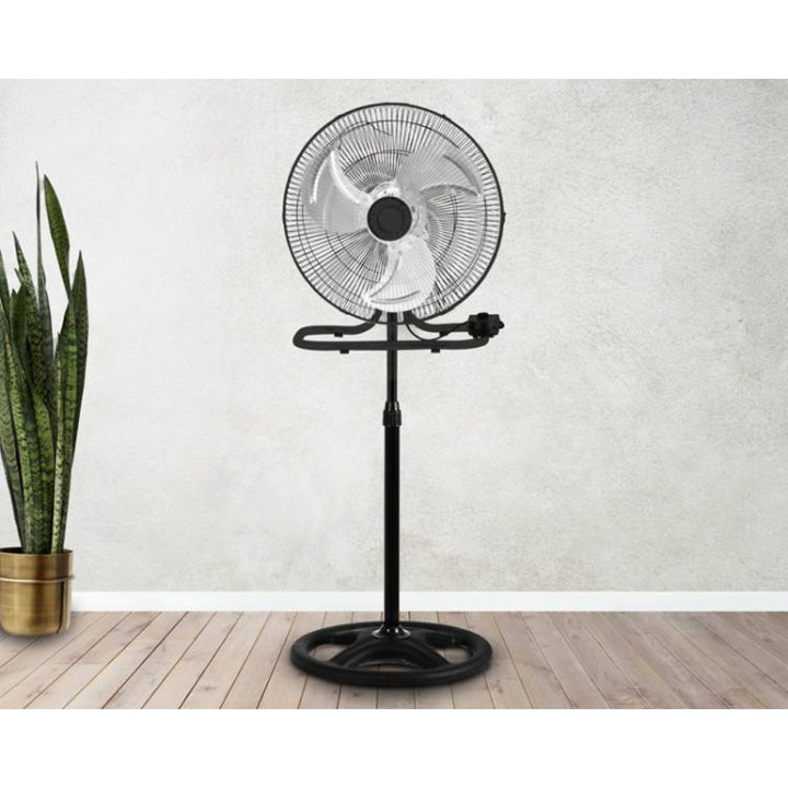 Stojanový ventilátor LTC, 18", černý, nastavitelná výška, výkon 50 W, LXWT04C