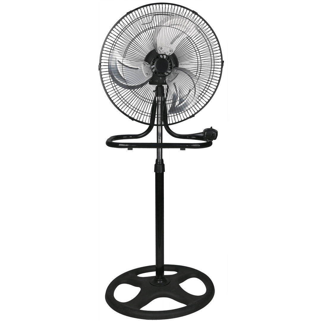 Stojanový ventilátor LTC, 18", černý, nastavitelná výška, výkon 50 W, LXWT04C