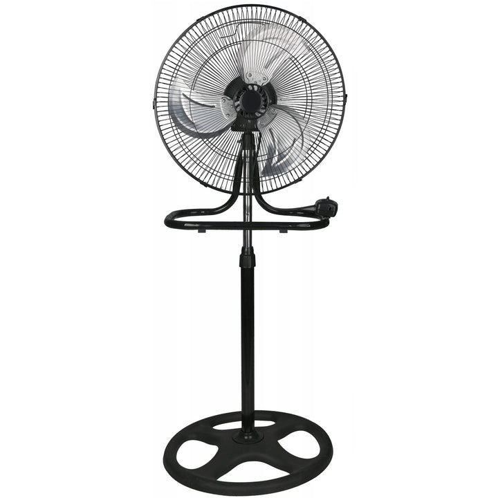 Stojanový ventilátor LTC, 18", černý, nastavitelná výška, výkon 50 W, LXWT04C