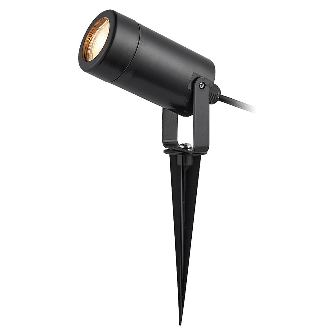 Zemní svítidlo Rabalux Krobia, IP65, černá barva, závit GU10, max. 4 W, 7814
