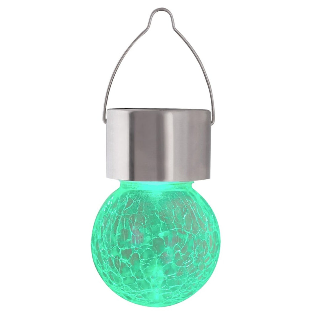 Solární lampa Rabalux Yola, 1 lm, IP44, barva saténový chrom, LED 0,06 W, 7850