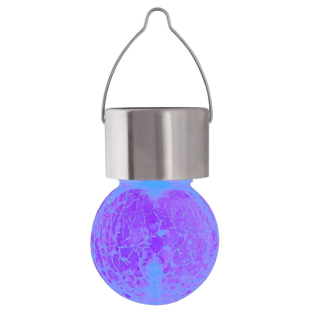 Solární lampa Rabalux Yola, 1 lm, IP44, barva saténový chrom, LED 0,06 W, 7850
