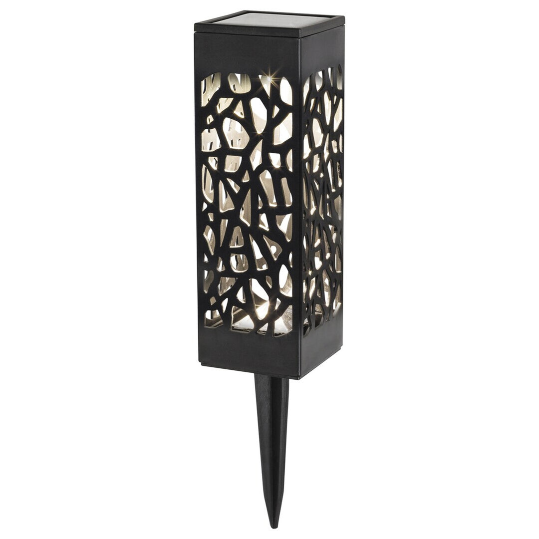 Solární lampa Mora, 2 lm, stupeň ochrany IP23, černá barva, LED 0,16 W, 8949