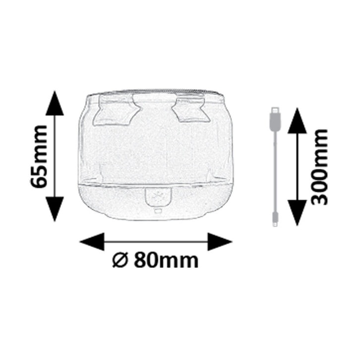 Stolní lampa Rabalux Radelia, Bluetooth reproduktor, RGB, černá, IP20, akumulátor, 76110