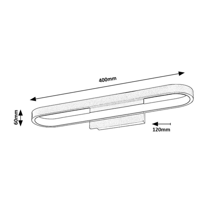 Koupelnové svítidlo Rabalux Odran, LED 15 W, IP44, 4000 K, 75055