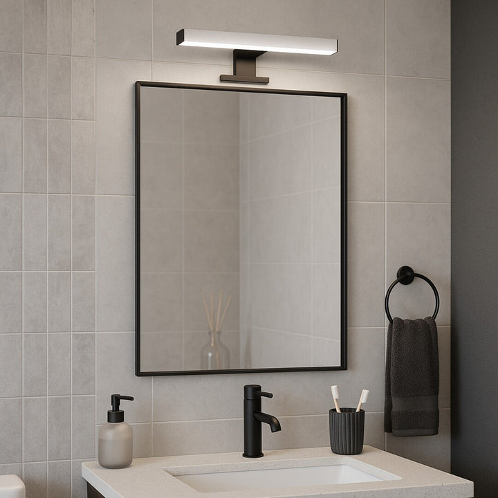 Koupelnová lampa Rabalux Oliro LED 6 W, černá, IP44, 4000 K, 75051