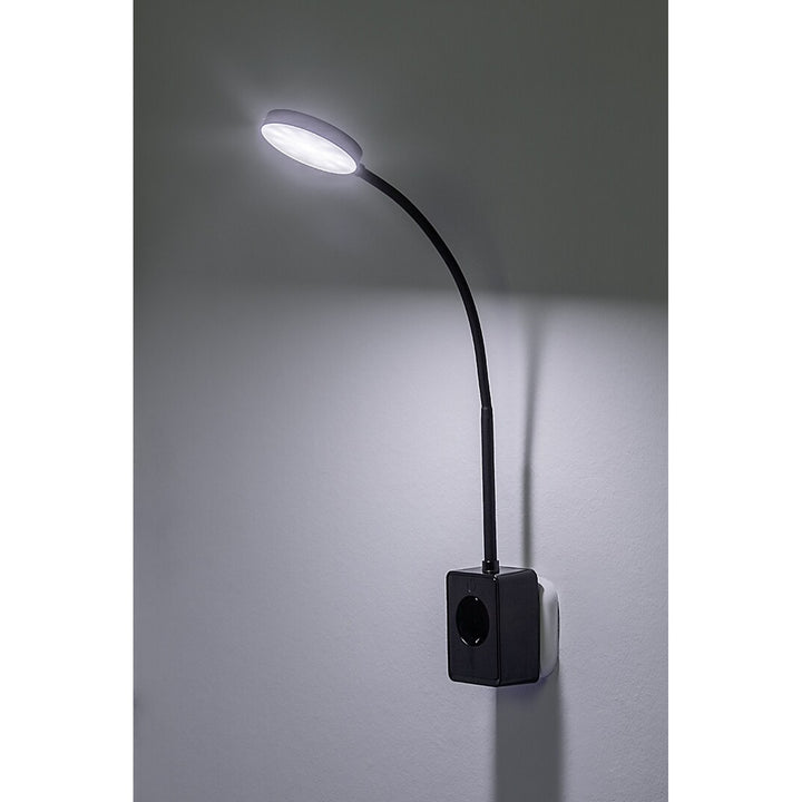 Nástěnné svítidlo Rabalux Tivro, LED 4 W, černé, IP20, 3 varianty barevné teploty: 3000, 4000, 6000, 71283