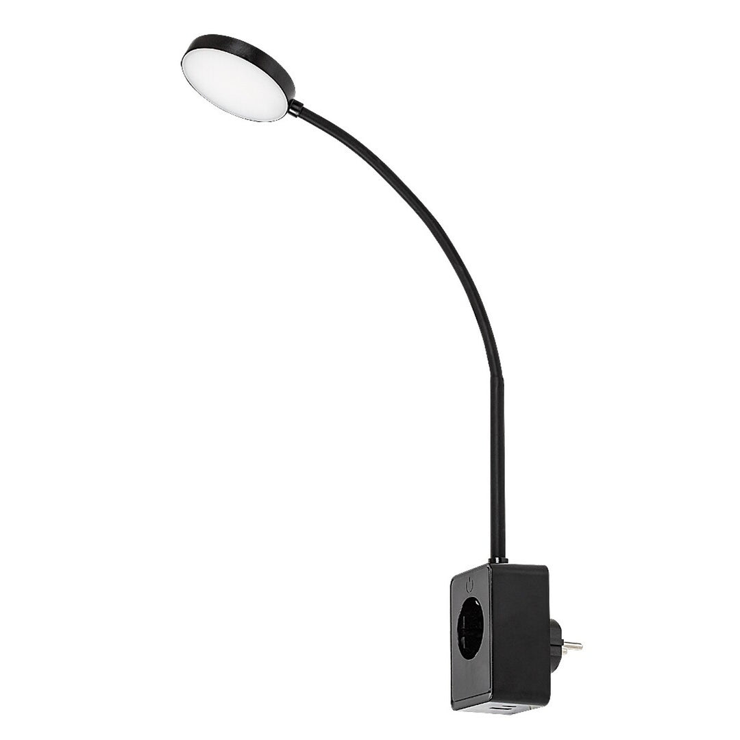 Nástěnné svítidlo Rabalux Tivro, LED 4 W, černé, IP20, 3 varianty barevné teploty: 3000, 4000, 6000, 71284