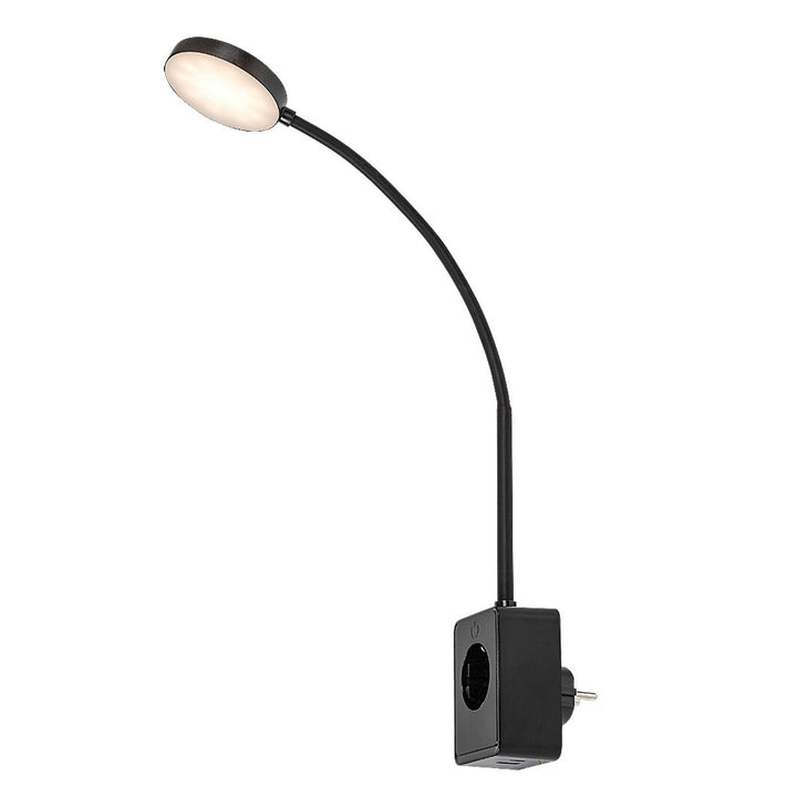 Nástěnné svítidlo Rabalux Tivro, LED 4 W, černé, IP20, 3 varianty barevné teploty: 3000, 4000, 6000, 71284