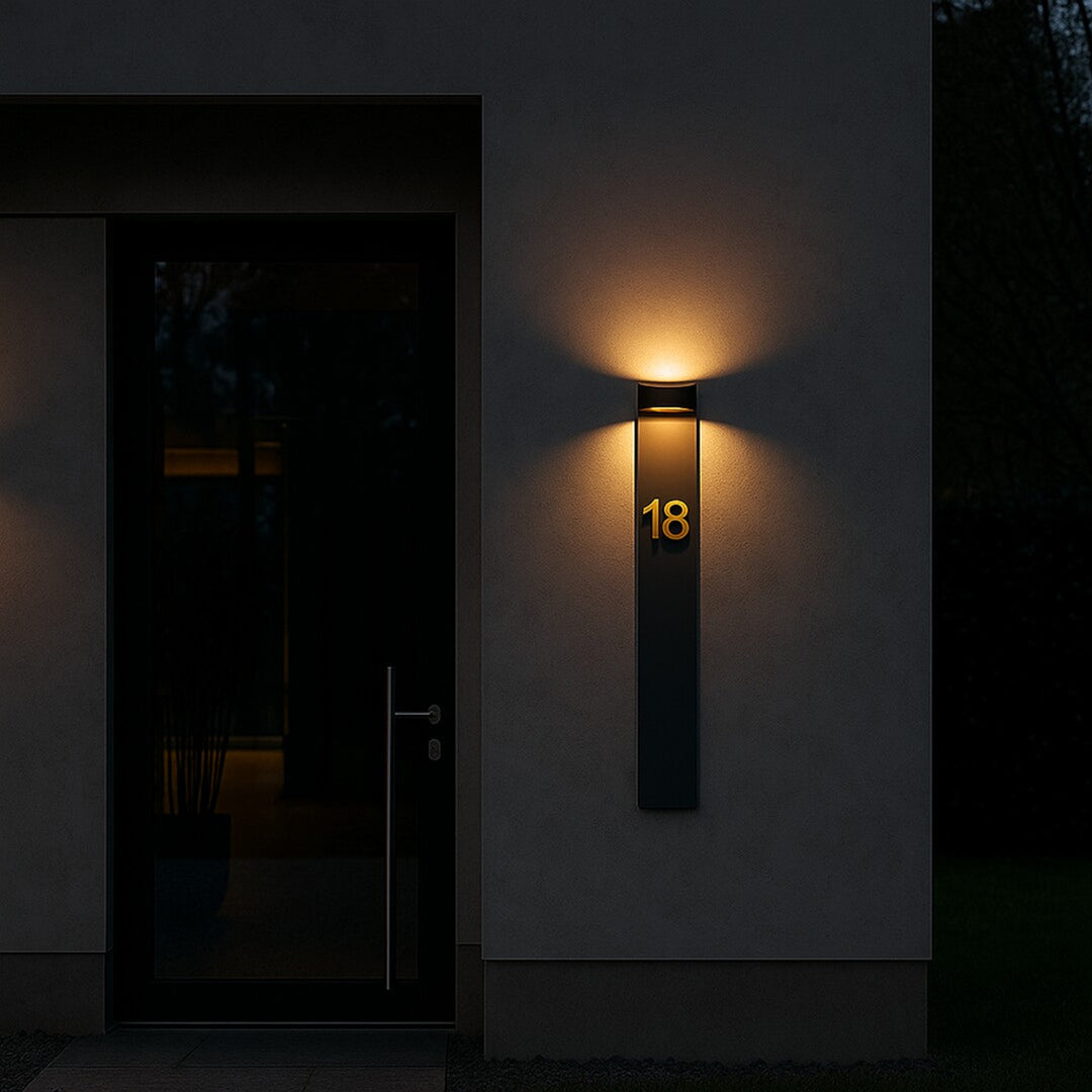 Venkovní nástěnné svítidlo Rabalux Gerla, antracit, LED 9 W, IP54, 3000 K, 77179