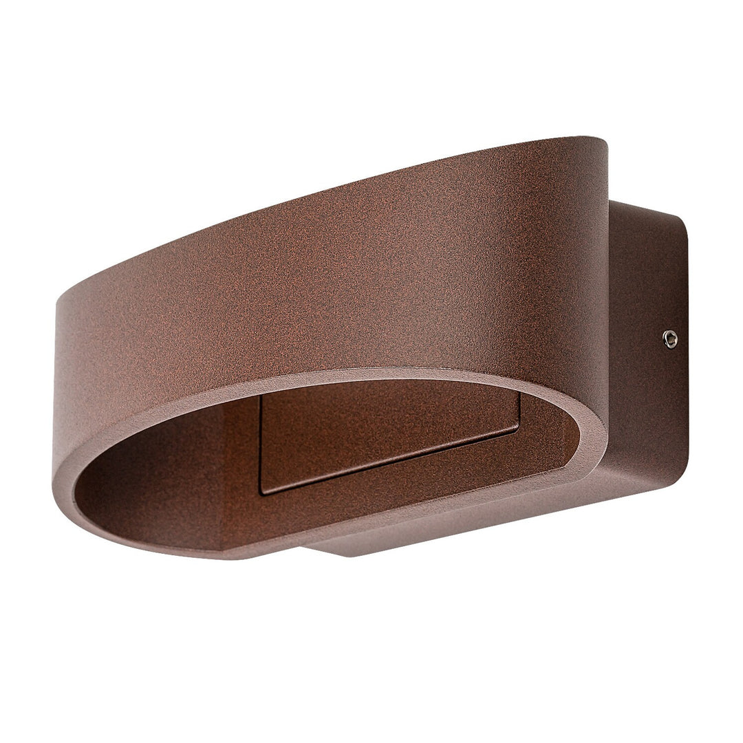 Venkovní nástěnné svítidlo Rabalux Gerla, hnědé, LED 9 W, IP54, 3000 K, 77180