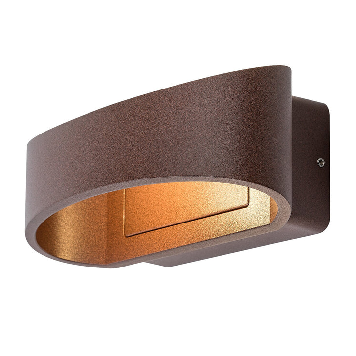 Venkovní nástěnné svítidlo Rabalux Gerla, hnědé, LED 9 W, IP54, 3000 K, 77180