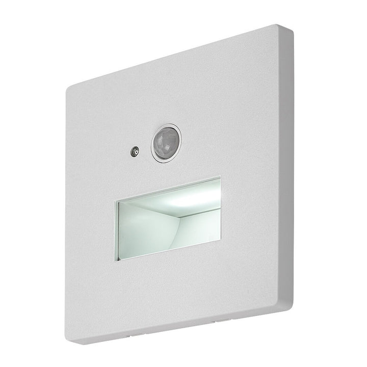 LED svítidlo Lunca 1 W, IP20, bílé, 3000, 4500, 6500 K, snímač pohybu, snímač světla, 77198