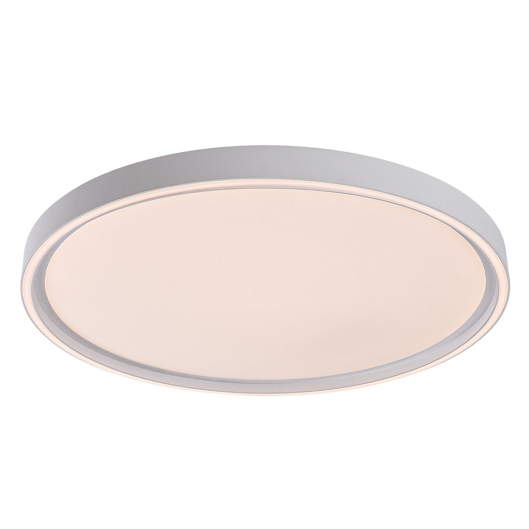Stropní svítidlo Rabalux Zerina, 54 W, IP40, bílé, 3000–6500 K, funkce paměti, s dálkovým ovládáním, funkce časovače, efekt nočního světla, 75087