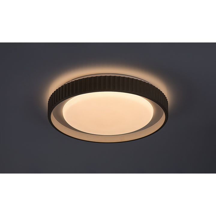 Svítidlo Pastello LED 48 W IP20, šedobéžové, 3000–6500 K, funkce paměti s dálkovým ovládáním, funkce časovače, efekt nočního světla, 71345