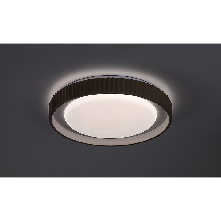 Svítidlo Pastello LED 48 W IP20, šedobéžové, 3000–6500 K, funkce paměti s dálkovým ovládáním, funkce časovače, efekt nočního světla, 71345