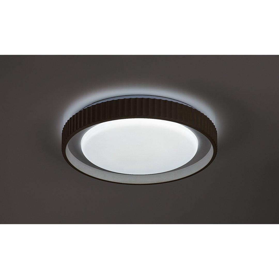 Svítidlo Pastello LED 48 W IP20, šedobéžové, 3000–6500 K, funkce paměti s dálkovým ovládáním, funkce časovače, efekt nočního světla, 71345
