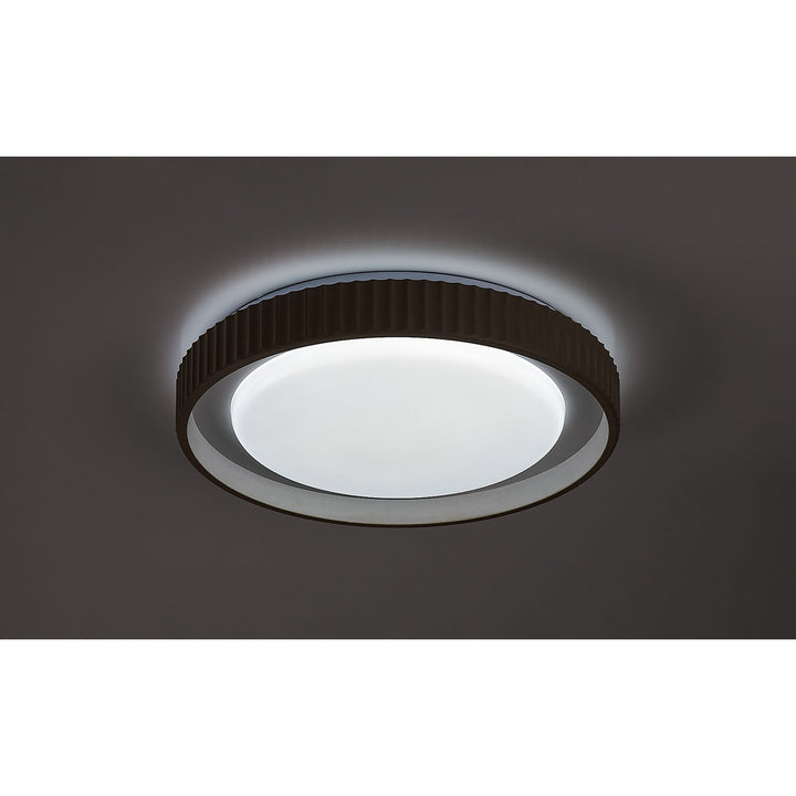Svítidlo Pastello LED 48 W IP20, šedobéžové, 3000–6500 K, funkce paměti s dálkovým ovládáním, funkce časovače, efekt nočního světla, 71345