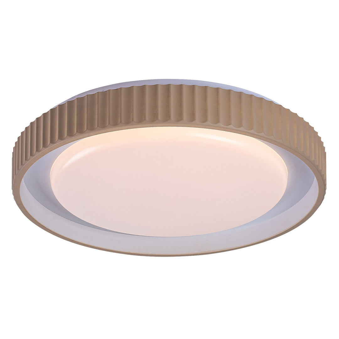 Svítidlo Pastello LED 48 W IP20, šedobéžové, 3000–6500 K, funkce paměti s dálkovým ovládáním, funkce časovače, efekt nočního světla, 71345