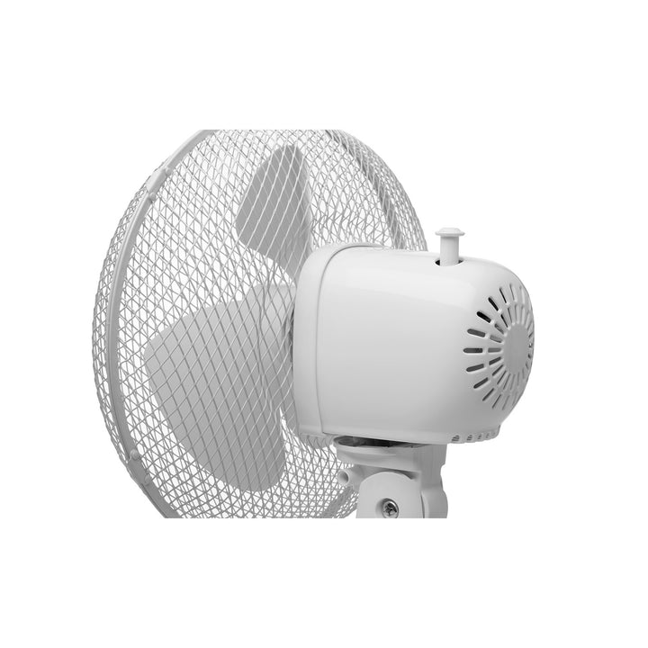 Stolní ventilátor Concept, bílá barva, 3 rychlosti, oscilace, tichý chod, nastavitelný sklon, VS5040