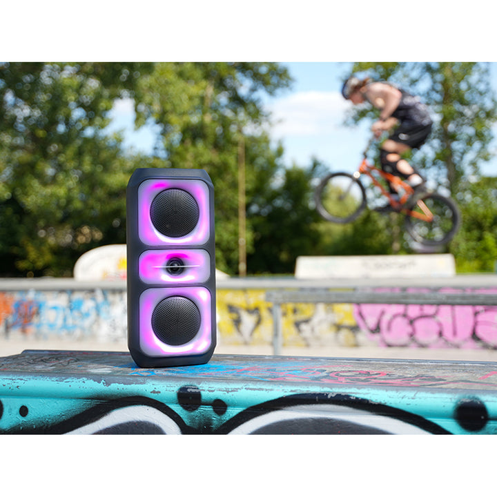 Bezdrátový reproduktor Tracer, Bluetooth 5.0, výkon RMS 20 W, režim karaoke, mikrofon, Powervox P2 TWS