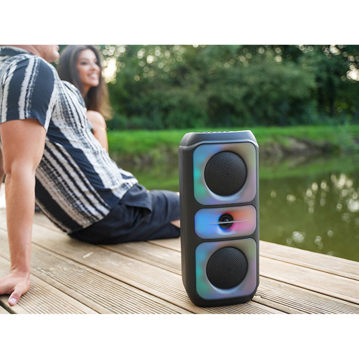 Bezdrátový reproduktor Tracer, Bluetooth 5.0, výkon RMS 20 W, režim karaoke, mikrofon, Powervox P2 TWS