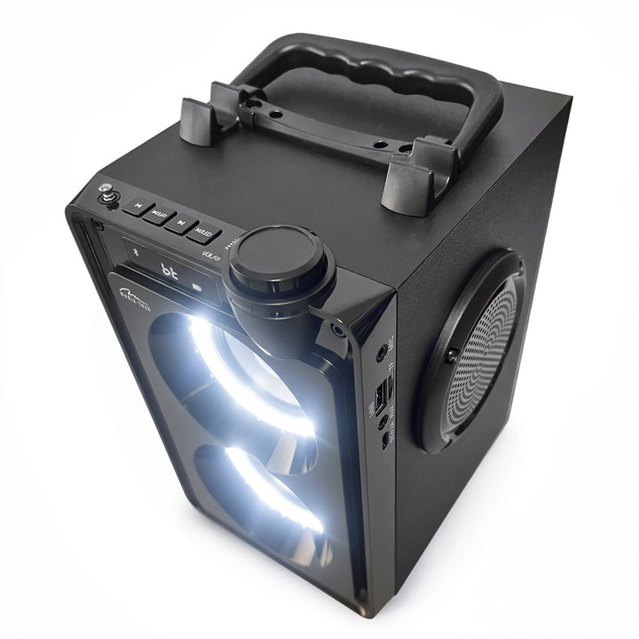 Přenosný Bluetooth reproduktor OVERBOX MT3186, FM rádio, podpora SD karet, USB, výkon RMS 30 W, Mediatech