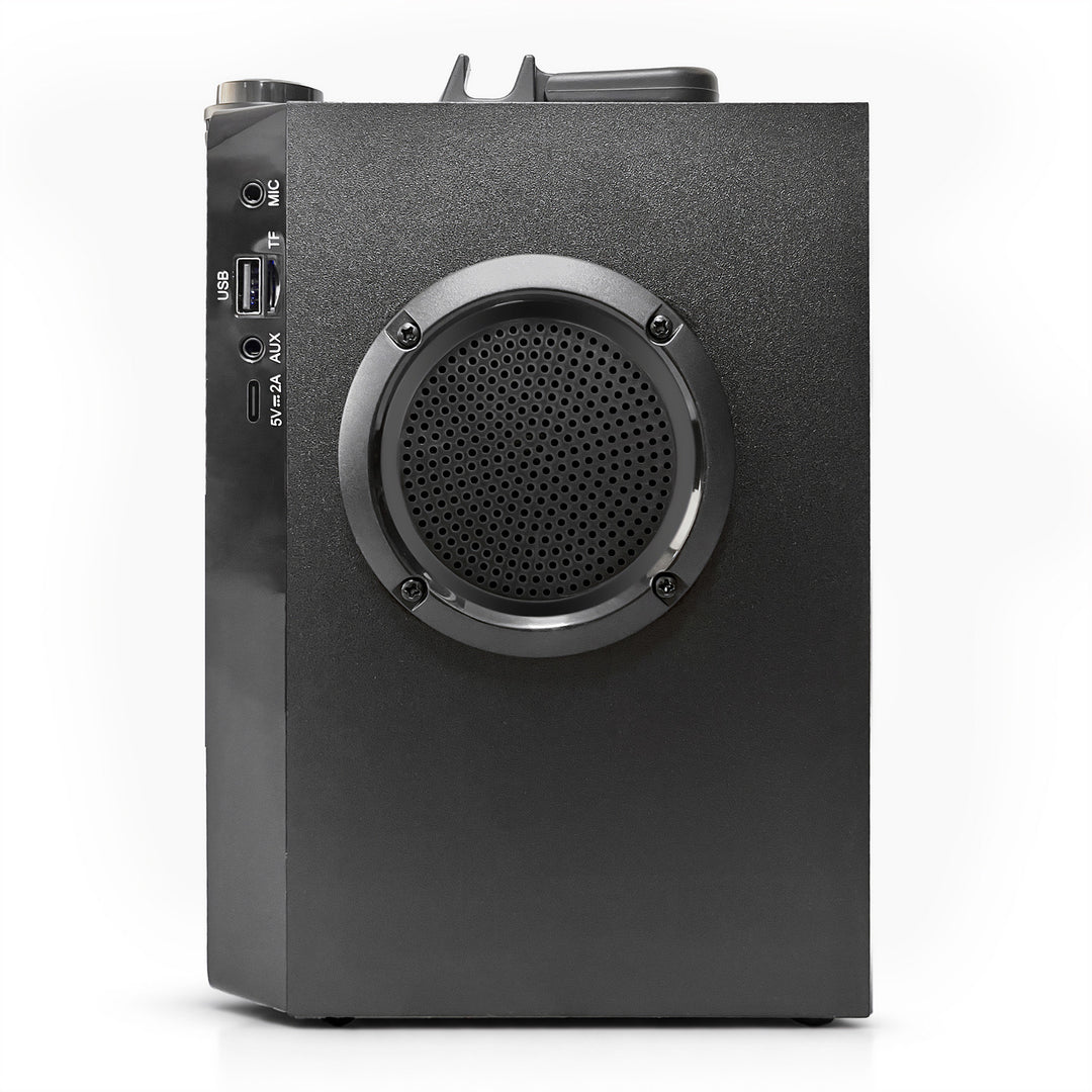 Přenosný Bluetooth reproduktor OVERBOX MT3186, FM rádio, podpora SD karet, USB, výkon RMS 30 W, Mediatech