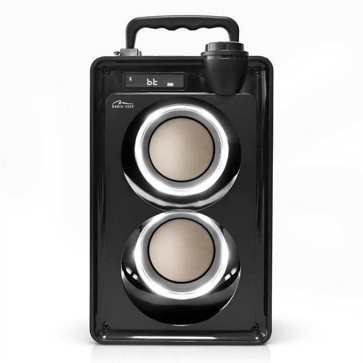 Přenosný Bluetooth reproduktor OVERBOX MT3186, FM rádio, podpora SD karet, USB, výkon RMS 30 W, Mediatech