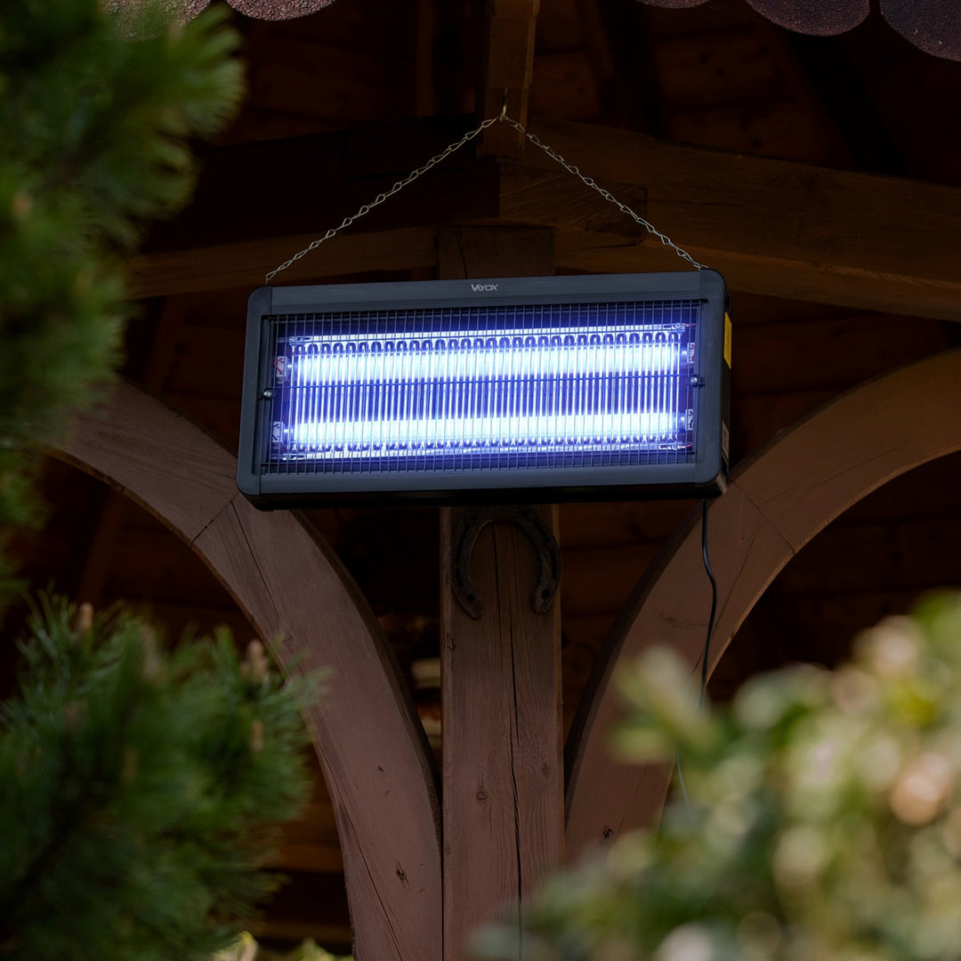 Lampa na hubení hmyzu – komáři, mouchy, můry, elektrická past, UV, 30 W, Vayox
