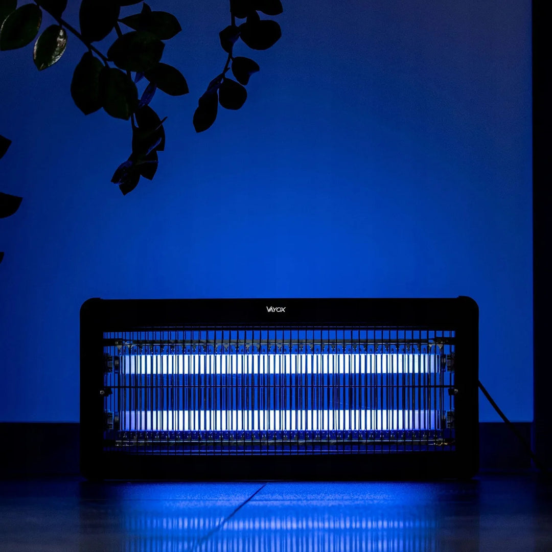 Lampa na hubení hmyzu – komáři, mouchy, můry, elektrická past, UV, 30 W, Vayox