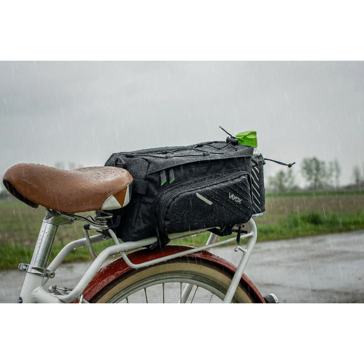 Taška, cyklistická brašna na nosič, zadní, objem 12 l, voděodolná, Vayox