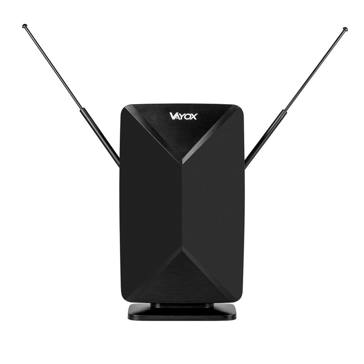Aktivní anténa, pokojová, vnitřní, venkovní, DVB-T2, pozemní televize 4K, Vayox