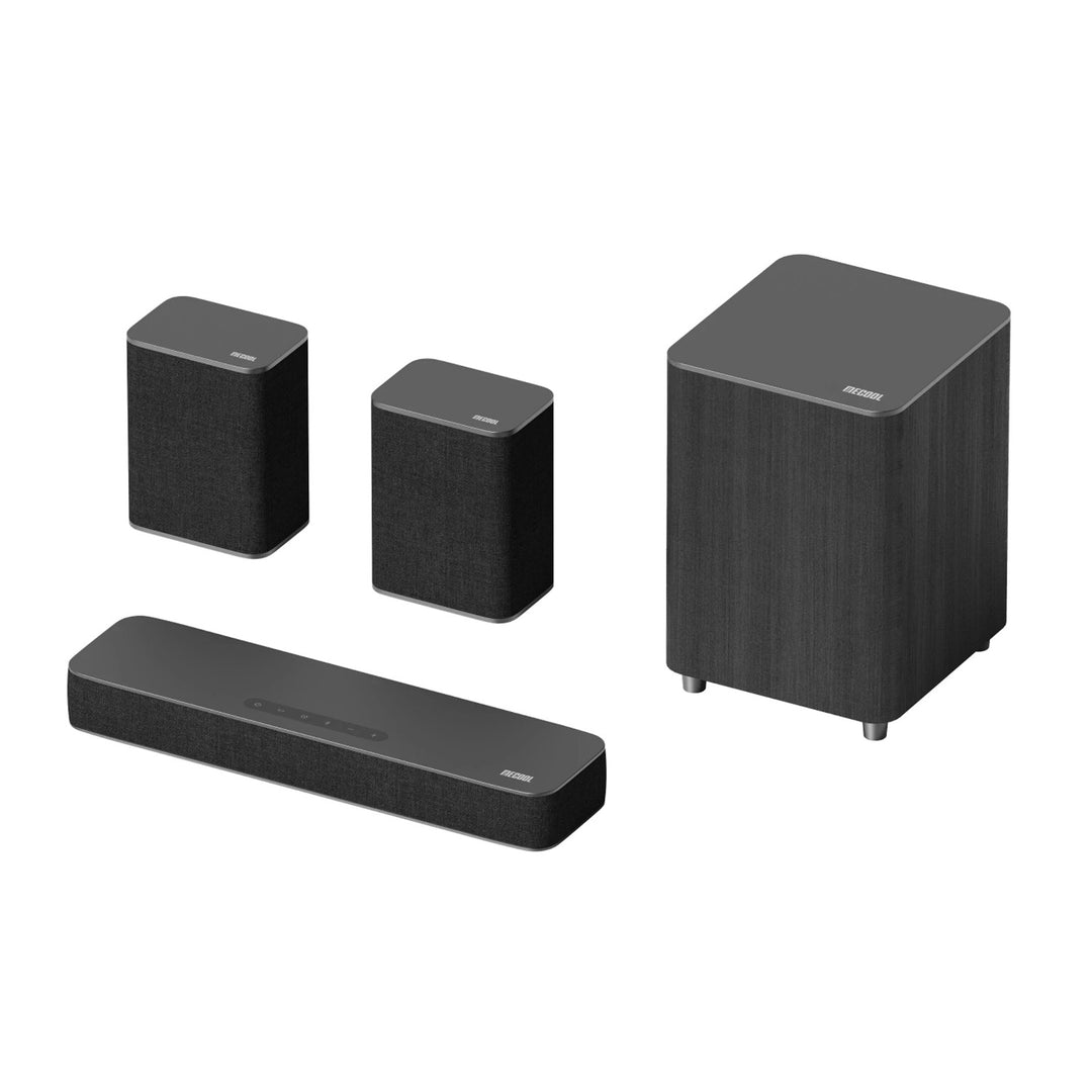 MECOOL KS3 UHD OTT Soundbar + subwoofer + 2x reproduktor