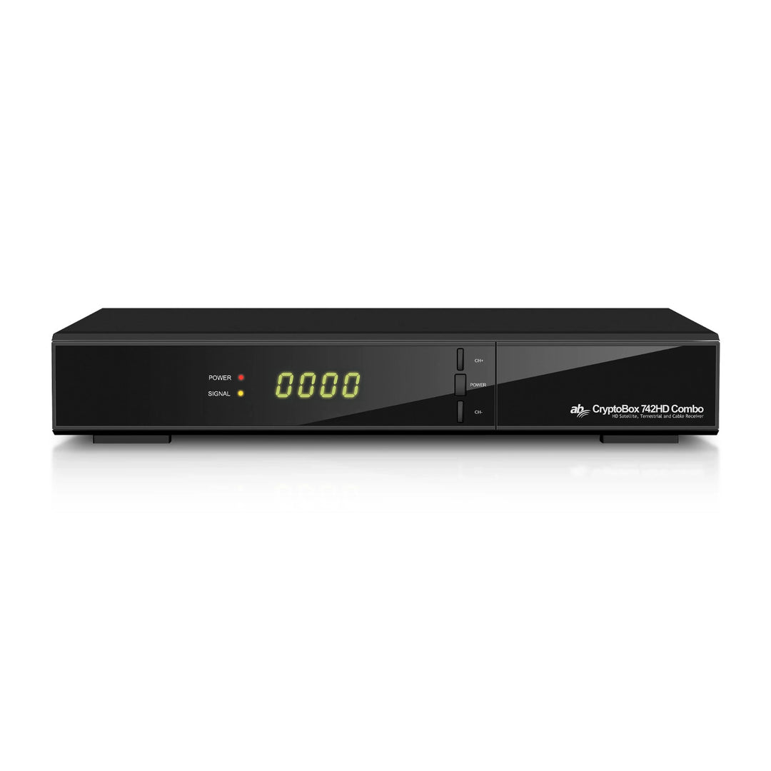 Set-top box AB CryptoBox 742HD Combo DVB-T2/S2/C Full HD