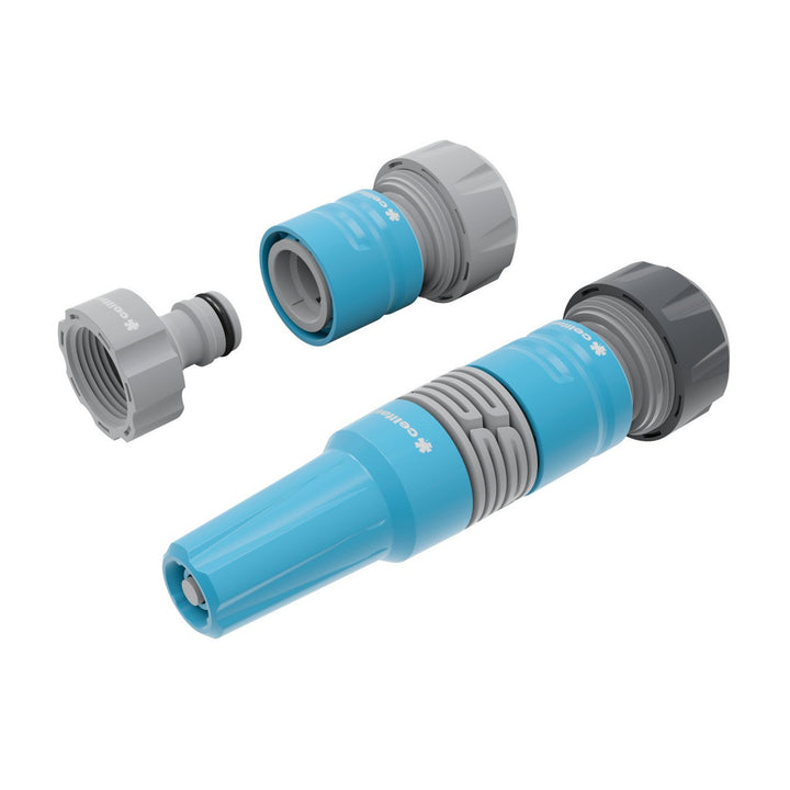 Zahradní hadice Cellfast, PROFESSIONAL 3/4" 20 m + vozík na hadici Cellfast Aluplus 1/2" 60 m + sada s přímým rozstřikovačem 3/4" IDEAL
