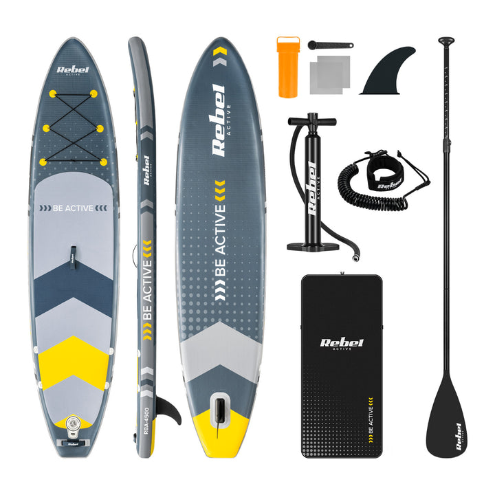 Nafukovací SUP deska REBEL ACTIVE 350 × 81 × 15 cm, sada
