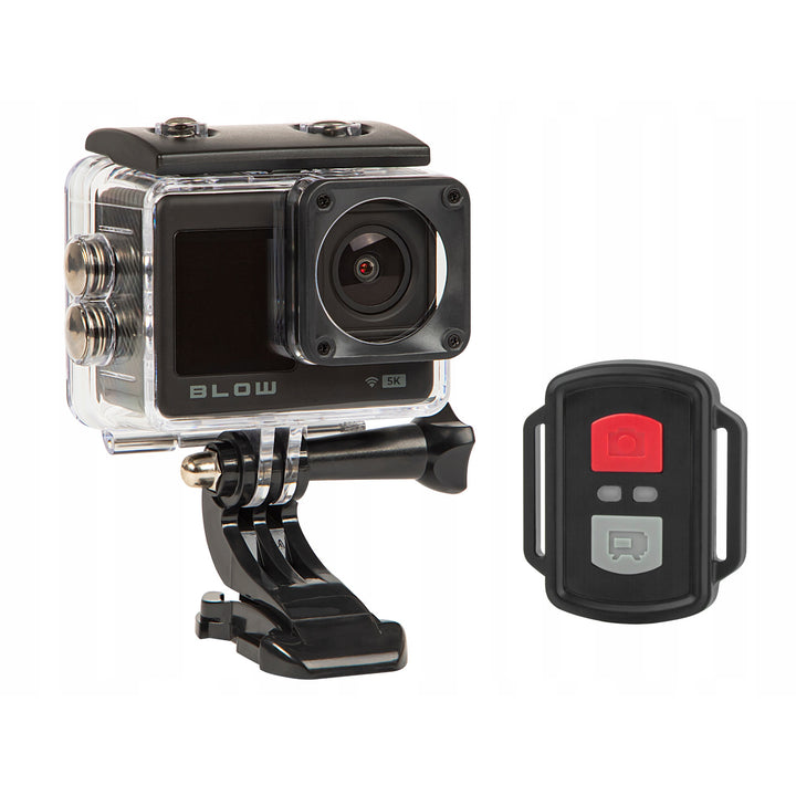 Sportovní kamera Pro4U 5K Blow, rozlišení 5K Ultra HD, 20 megapixelů, širokoúhlý objektiv 160°, vodotěsná, dálkové ovládání, 78-568#