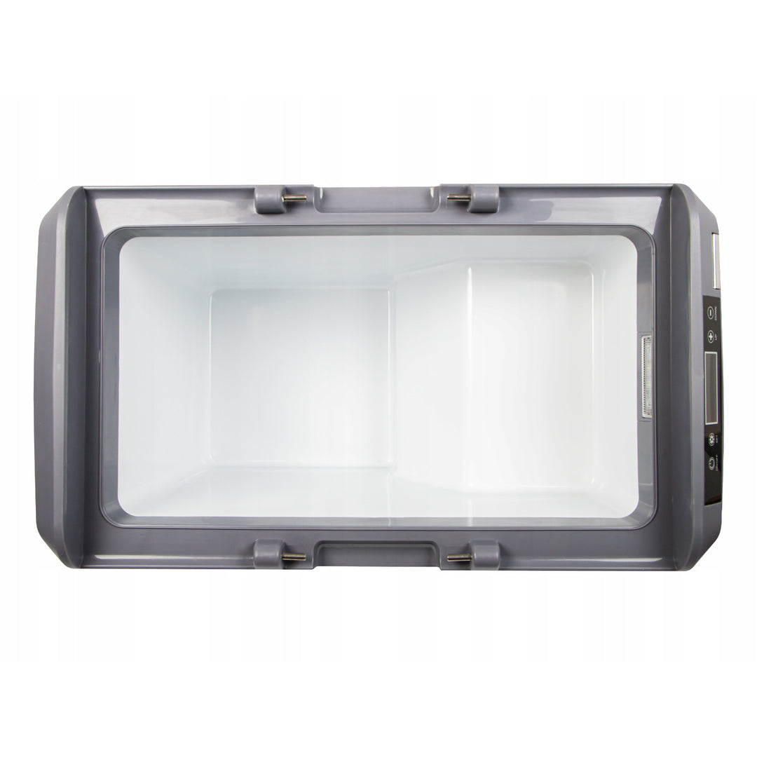 Kompresorová cestovní chladnička do auta Blow, objem 35 l, dotykový ovládací panel, 12 V, 24 V a 230 V, USB-C zásuvka, 44-208#