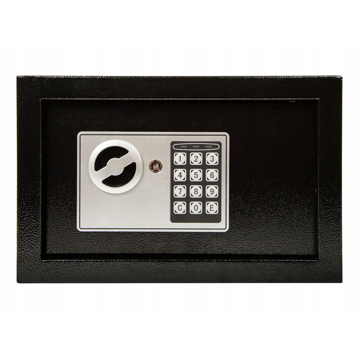 Trezor s elektronickým zámkem Blow, rozměry 31 × 20 × 20 cm, uzamykání klíčem a kódem, 44-702