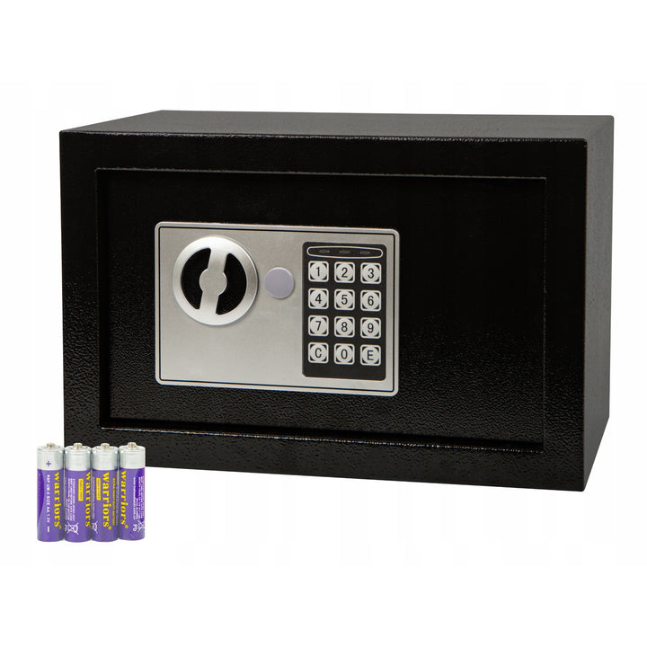 Trezor s elektronickým zámkem Blow, rozměry 31 × 20 × 20 cm, uzamykání klíčem a kódem, 44-702