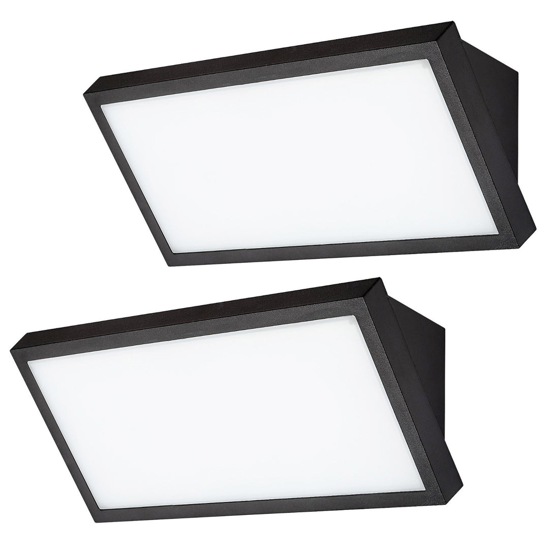 Svítidlo Rabalux Rapla2 LED 18 W, černé, IP65, energetická třída F, nastavení barevné teploty světla 2700, 4000, 6500 K, 77150, 2 kusy