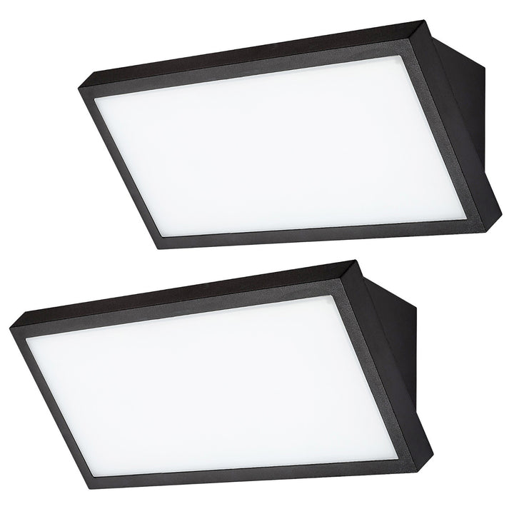 Svítidlo Rabalux Rapla2 LED 18 W, černé, IP65, energetická třída F, nastavení barevné teploty světla 2700, 4000, 6500 K, 77150, 2 kusy