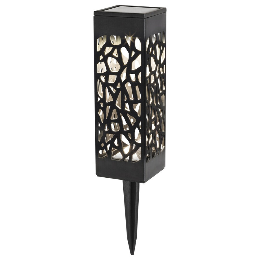 Solární lampa Mora, 2 lm, stupeň ochrany IP23, černá barva, LED 0,16 W, 8949, 2 kusy
