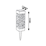 Solární lampa Mora, 2 lm, stupeň ochrany IP23, černá barva, LED 0,16 W, 8949, 2 kusy