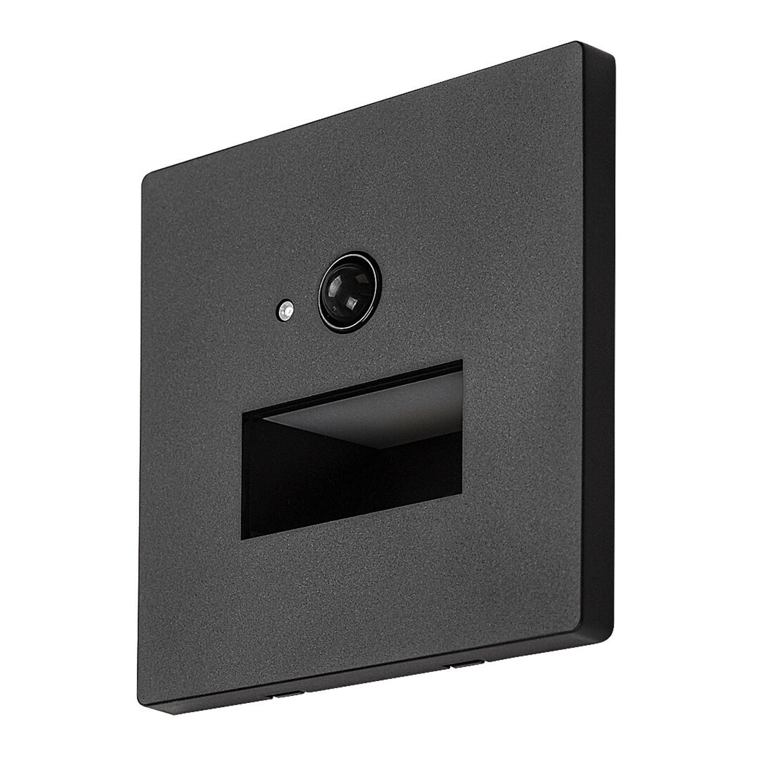 LED lampa Lunca 1 W, IP20, černá, 3000, 4500, 6500 K, snímač pohybu, snímač osvětlení, 77197, 4 kusy